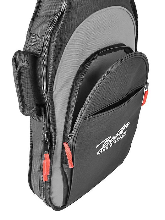 Funda Boston para Guitarra Eléctrica Negra/Gris 25 mm Funda Boston para Guitarra Eléctrica Negra/Gris 25 mm