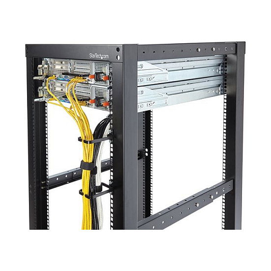 StarTech Anilla Pasacables Vertical 1U CMHOOK1U Negro