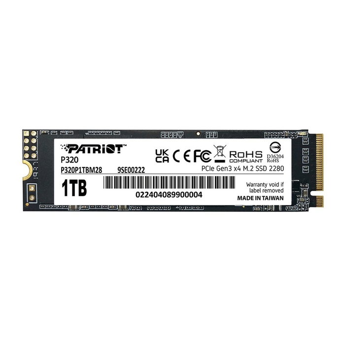 Patriot P320 1 TB M.2 NVMe SSD Patriot P320 1 TB M.2 NVMe SSD