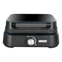 Unold Máquina para Gofres Belgas Brussels - Negro Schwarz, Modelo 48275