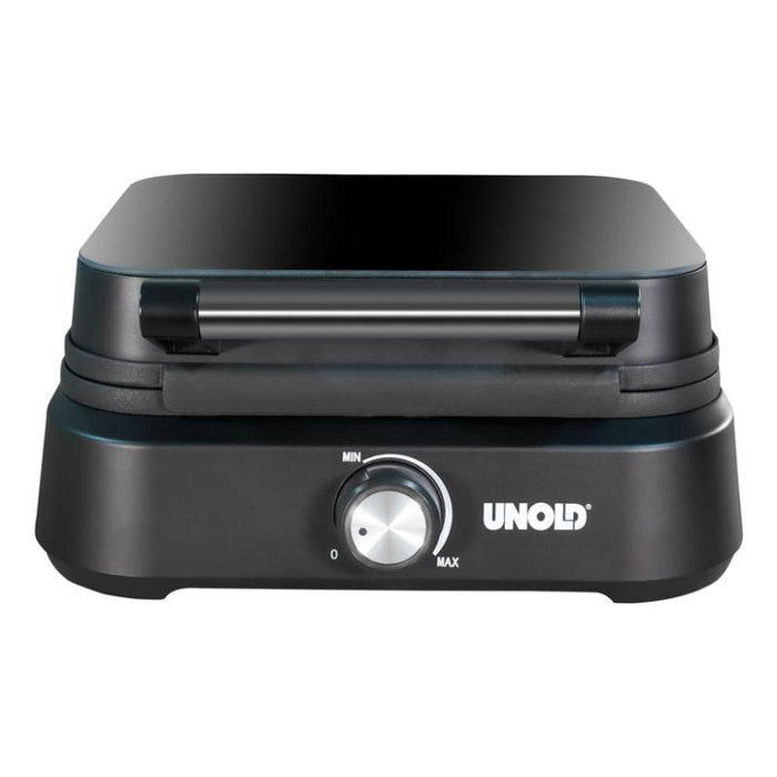 Unold Máquina para Gofres Belgas Brussels - Negro Schwarz, Modelo 48275 Unold Máquina para Gofres Belgas Brussels - Negro Schwarz, Modelo 48275
