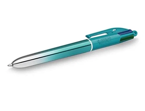 Bic Bolígrafo 4 Colores Smooth Gradiente Verde (Set de 12)