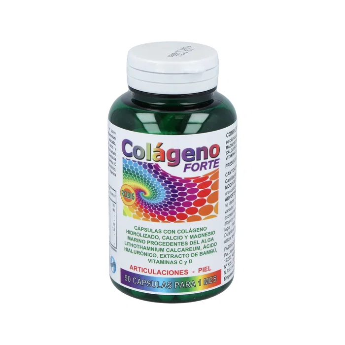 ROBIS Colágeno Forte 90 Cápsulas | Colágeno Hidrolizado 350 mg + Silicio Bambú + Calcio Marino + Vitamina C y D3 | Suplemento para Articulaciones ROBIS Colágeno Forte 90 Cápsulas | Colágeno Hidrolizado 350 mg + Silicio Bambú + Calcio Marino + Vitamina C y D3 | Suplemento para Articulaciones