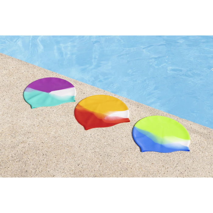 Bestway Gorro de Baño Infantil Silicona Multicolor +3 Años