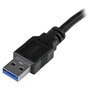 StarTech.com Cable adaptador USB 3.1 a SATA para unidades de disco de 2,5 pulg., 10 Gbps, Negro
