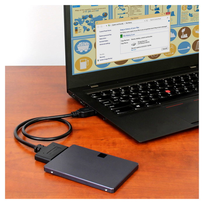 StarTech.com Cable adaptador USB 3.1 a SATA para unidades de disco de 2,5 pulg., 10 Gbps, Negro StarTech.com Cable adaptador USB 3.1 a SATA para unidades de disco de 2,5 pulg., 10 Gbps, Negro