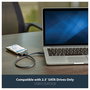 StarTech.com Cable adaptador USB 3.1 a SATA para unidades de disco de 2,5 pulg., 10 Gbps, Negro