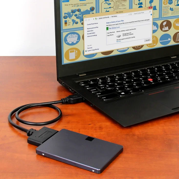 StarTech Cable Adaptador USB 3.1 a SATA para SSD/HDD de 2,5 pulgadas (10 Gbps) USB312SAT3CB