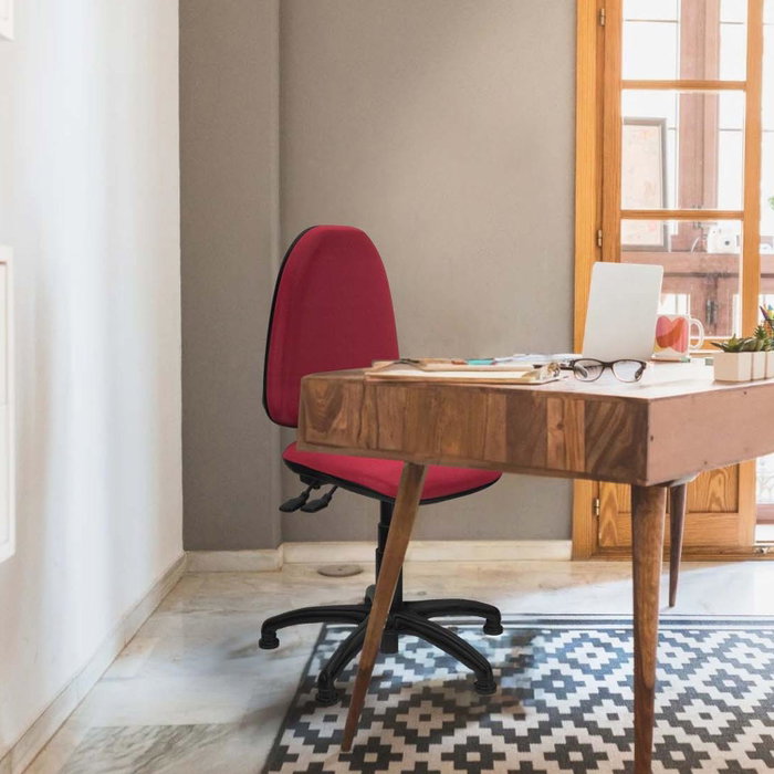 PIQUERAS Y CRESPO Silla de oficina Aýna Blanca sin brazos PIQUERAS Y CRESPO Silla de oficina Aýna Blanca sin brazos
