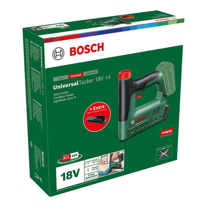 Bosch UniversalTacker 18V-14 Grapadora Inalámbrica Bosch UniversalTacker 18V-14 Grapadora Inalámbrica