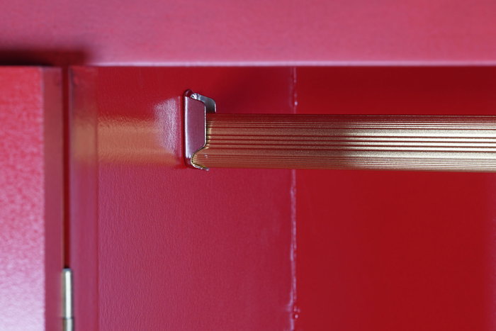 DKD Home Decor Armario Rojo 85.5 x 50.5 x 186.2 cm Madera Abeto y MDF DKD Home Decor Armario Rojo 85.5 x 50.5 x 186.2 cm Madera Abeto y MDF