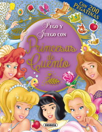 SUSAETA EDICIONES, PEGO Y JUEGO CON PRINCESAS DE CUENTO