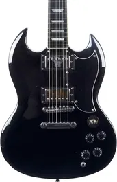 Eko Guitarra Eléctrica Starter DV300 Tipo SG - Negra
