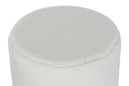 DKD Home Decor Reposapiés Scandi Blanco Negro Set de 3 Unidades 60 x 45 x 60 cm