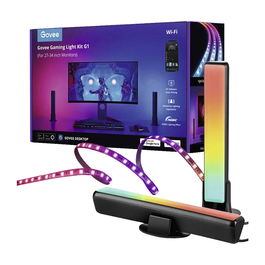 Govee Kit de Retroiluminación Inteligente para Monitor PC 27"-34", WiFi/Bluetooth, Control por Voz Alexa/Google Assistant