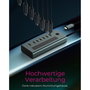 ICY BOX IB-HUB1457-C31 USB-C HUB de 7 puertos con Display