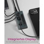 ICY BOX IB-HUB1457-C31 USB-C HUB de 7 puertos con Display