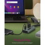 ICY BOX IB-HUB1457-C31 USB-C HUB de 7 puertos con Display