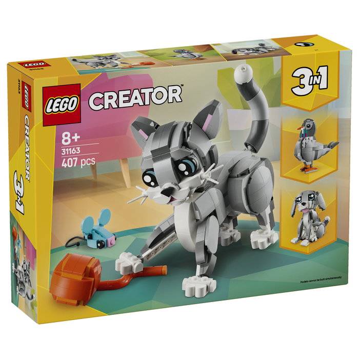 LEGO Creator Gato Juguetón 31163 - Set de construcción 3 en 1 Multicolor