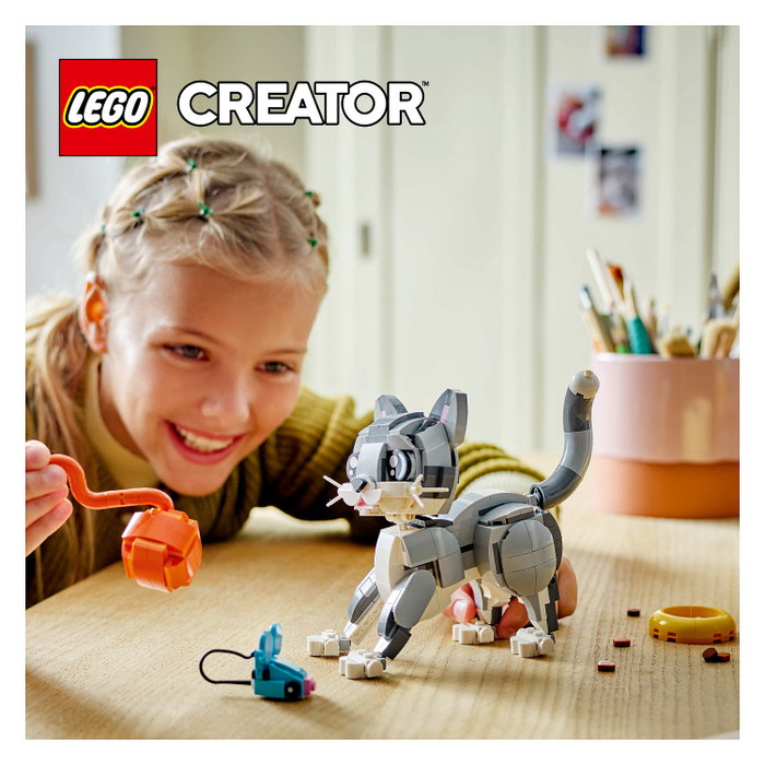 LEGO Creator Gato Juguetón 31163 - Set de construcción 3 en 1 Multicolor