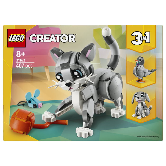 LEGO Creator Gato Juguetón 31163 - Set de construcción 3 en 1 Multicolor