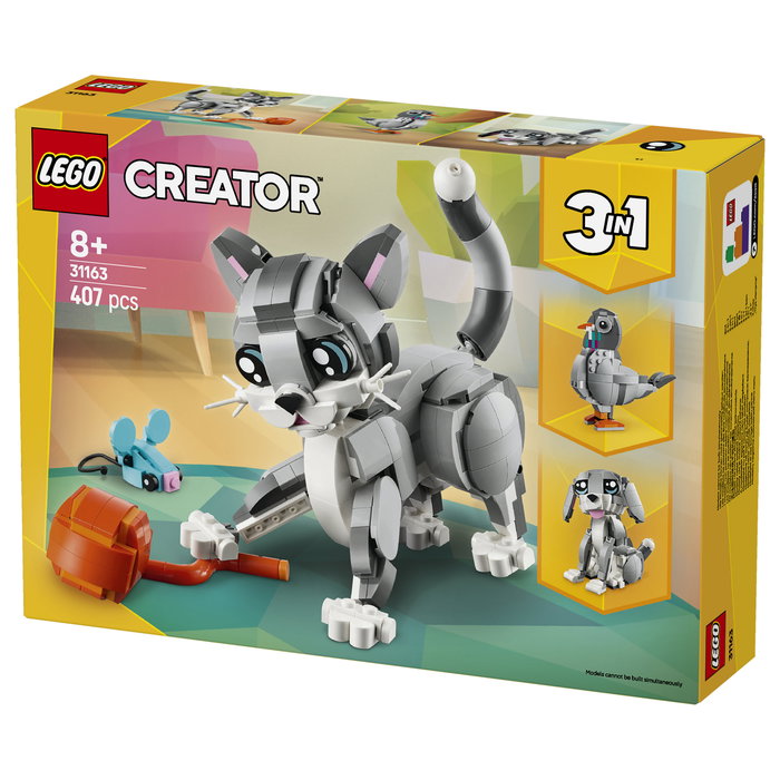 LEGO Creator Gato Juguetón 31163 - Set de construcción 3 en 1 Multicolor