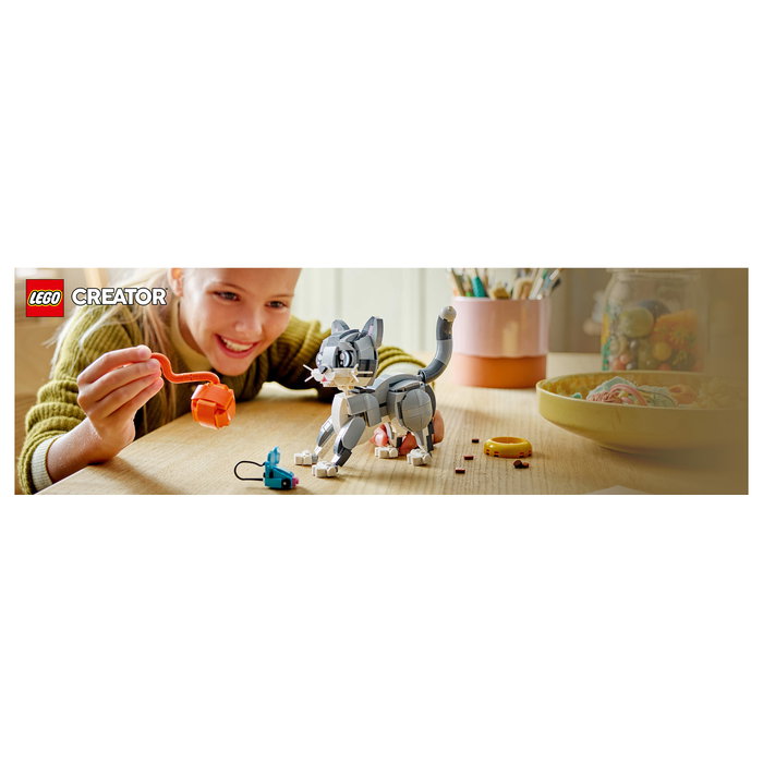 LEGO Creator Gato Juguetón 31163 - Set de construcción 3 en 1 Multicolor
