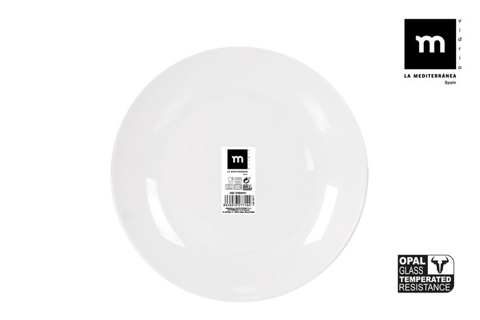 La Mediterranea Plato Postre Opal Colección Whom 21.5 cm (48 Unidades) La Mediterranea Plato Postre Opal Colección Whom 21.5 cm (48 Unidades)