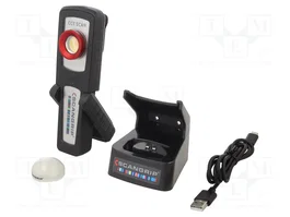 SCANGRIP Lámpara de trabajo con soporte y temperatura de color 2500-6500K