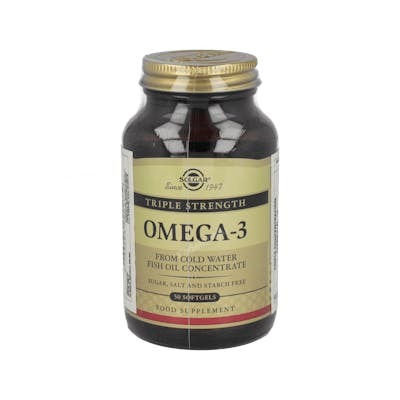 Solgar Omega 3 Triple Concentración 50 cápsulas blandas