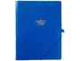 Saro Carpeta clasificador cartón compacto folio azul 12 departamentos