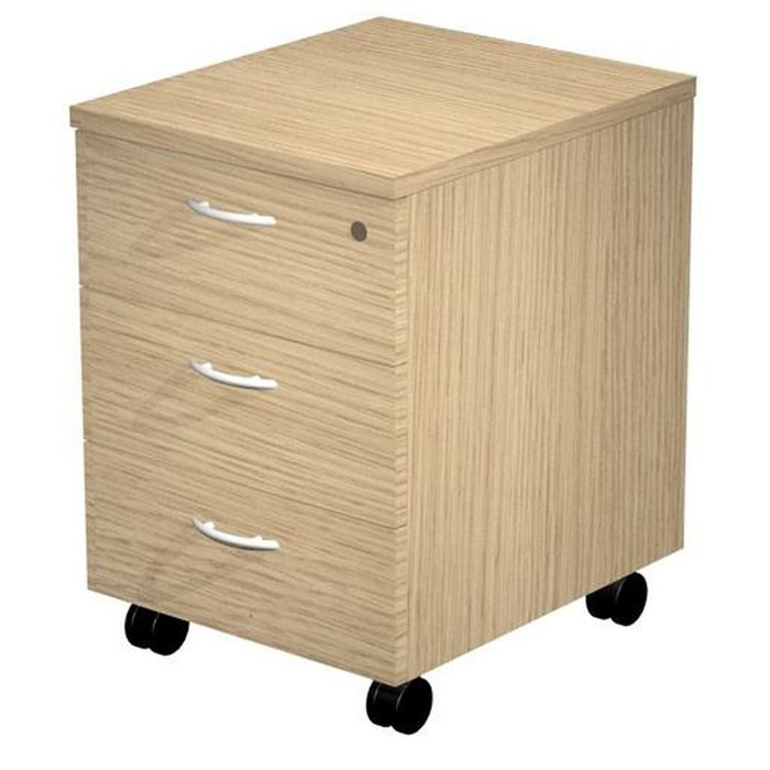Artexport Cajonera Presto 3 Cajones con Ruedas y Cerradura Roble Artexport Cajonera Presto 3 Cajones con Ruedas y Cerradura Roble
