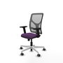 PIQUERAS Y CRESPO Silla de oficina Motilla con mecanismo Sincro, Morado y Gris