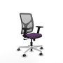PIQUERAS Y CRESPO Silla de oficina Motilla con mecanismo Sincro, Morado y Gris