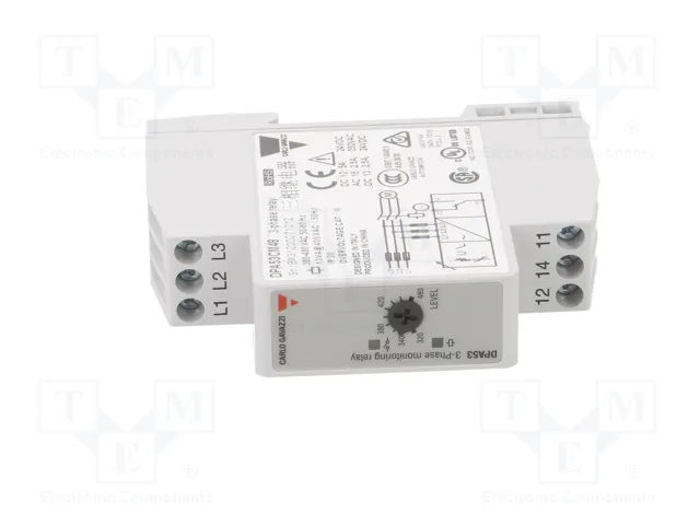 CARLO GAVAZZI DPA53CM48 Relé de monitorización de tensión SPDT CARLO GAVAZZI DPA53CM48 Relé de monitorización de tensión SPDT