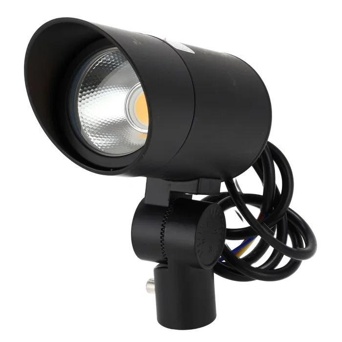 Foco LED COB Jardín 24W 2160Lm 6000K Blanco Frío Pincho Tierra Negro
