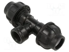 GEBO Conector de Apriete Plast Divisor T de Reducción 20 x 1/2'' x 20