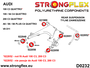 StrongFlex STF026276B Kit Completo Silentblocks Poliuretano Suspensión Audi 100 C4 Quattro 90-94