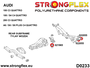 StrongFlex STF026276B Kit Completo Silentblocks Poliuretano Suspensión Audi 100 C4 Quattro 90-94