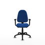 PIQUERAS Y CRESPO Silla de oficina Algarra Azul con mecanismo Asincro