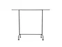 Maul Perchero Caballete Extensible con Ruedas Negro 1270x505x1570 mm