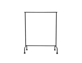 Maul Perchero Caballete Extensible con Ruedas Negro 1270x505x1570 mm