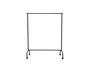 Maul Perchero Caballete Extensible con Ruedas Negro 1270x505x1570 mm