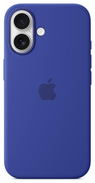 Apple Funda de silicona con MagSafe para iPhone 16 - Azul ultramar Apple Funda de silicona con MagSafe para iPhone 16 - Azul ultramar