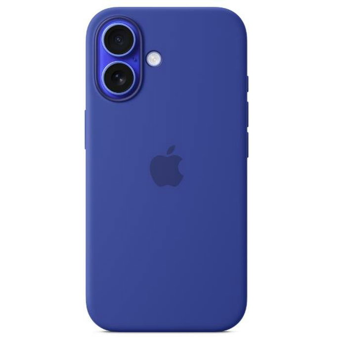 Apple Funda de silicona con MagSafe para iPhone 16 - Azul ultramar Apple Funda de silicona con MagSafe para iPhone 16 - Azul ultramar