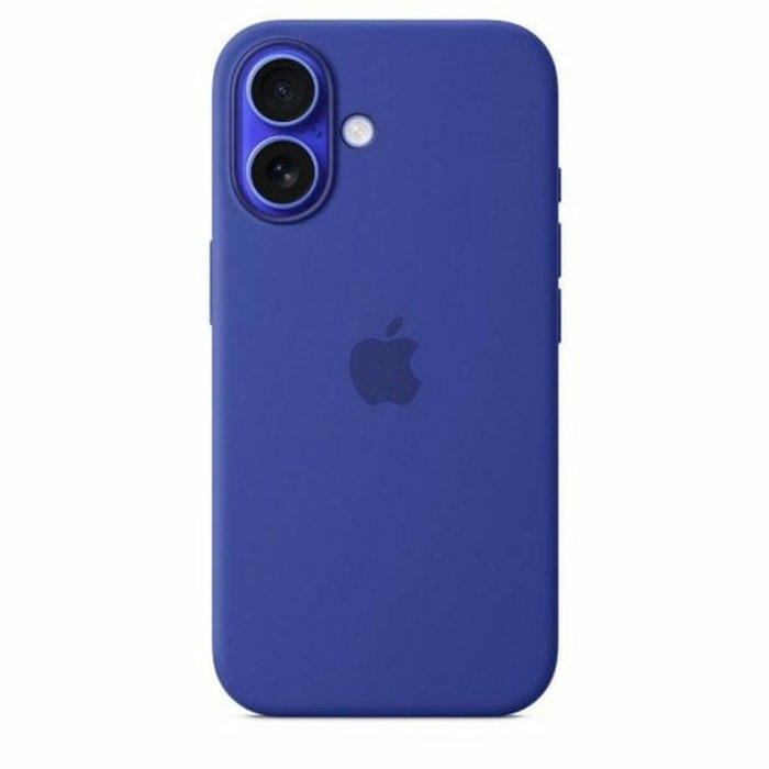 Apple Funda de silicona con MagSafe para iPhone 16 - Azul ultramar Apple Funda de silicona con MagSafe para iPhone 16 - Azul ultramar