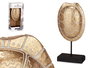 Giftdecor Caparazon Tortuga con Base Oro 17.5x10.5x36 cm (Set de 4)