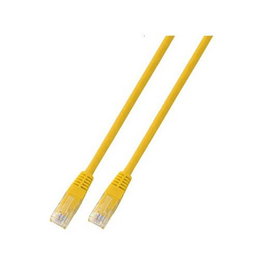 EFB Elektronik Patchkabel Cat.5e U/UTP RJ45 Amarillo 25m
