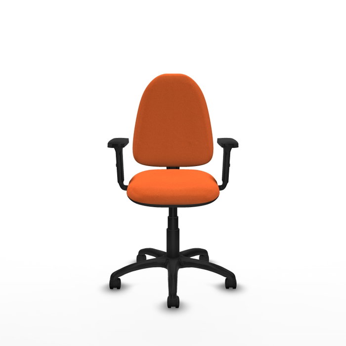 PIQUERAS Y CRESPO Silla de oficina Aýna Naranja con Brazos 2D PIQUERAS Y CRESPO Silla de oficina Aýna Naranja con Brazos 2D