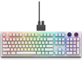 Dell Alienware AW920K Teclado Gaming Inalámbrico Tri-Mode Completo 100% Mecánico Cherry MX Red Retroiluminación RGB Blanco